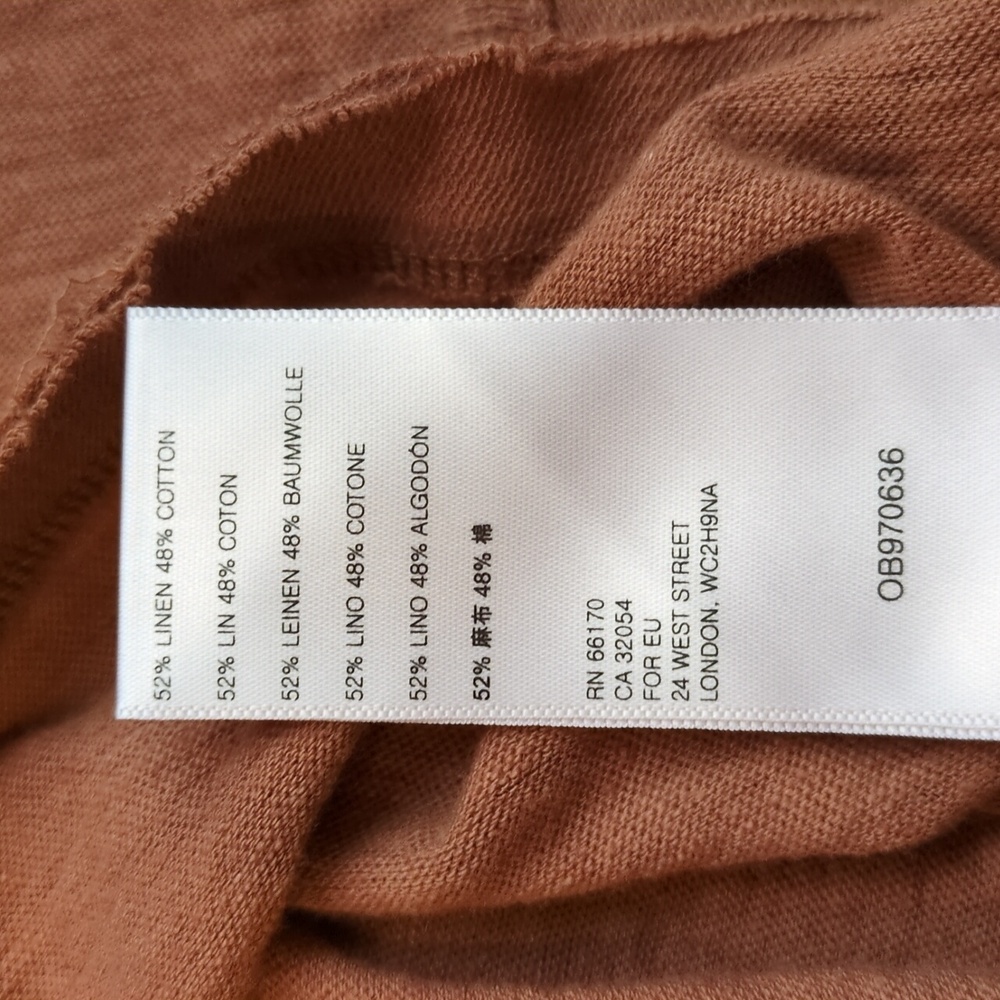 Free People Cold Shoulder Tee In Copper Size M - Picture 8 of 8